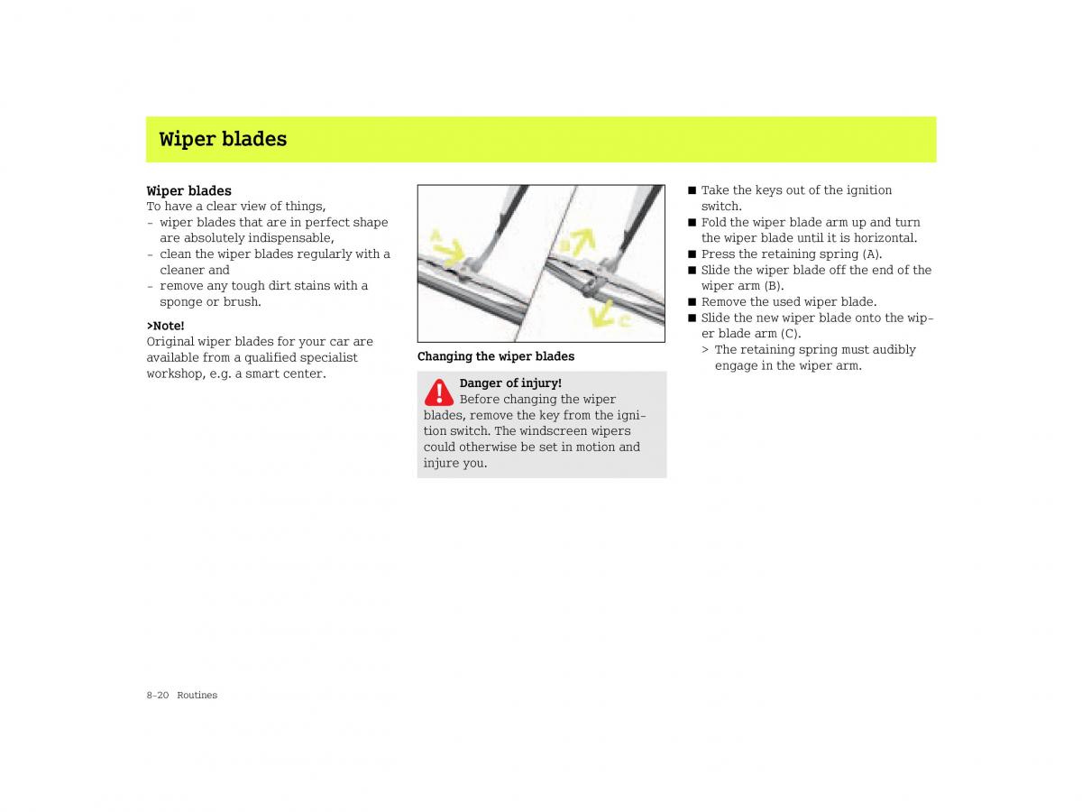 Smart Forfour I 1 owners manual / page 196