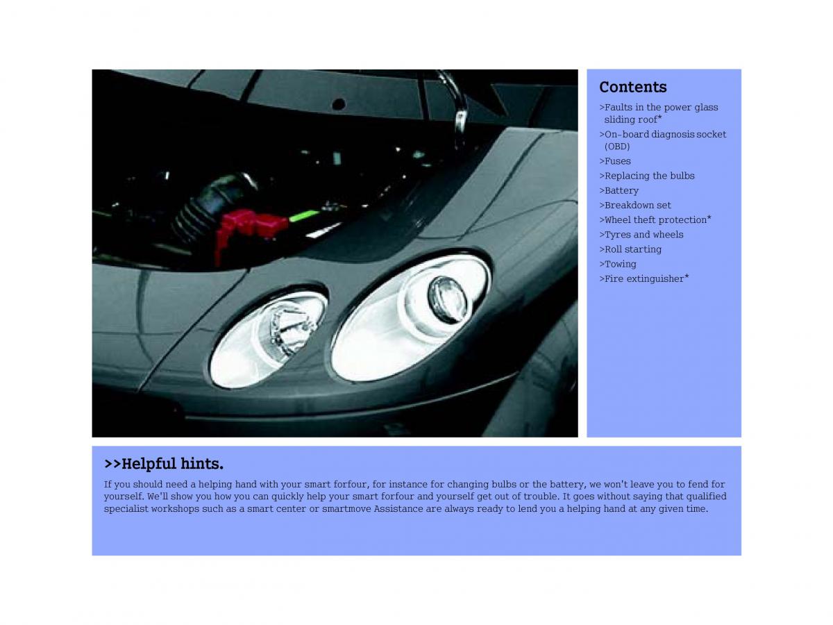 Smart Forfour I 1 owners manual / page 205