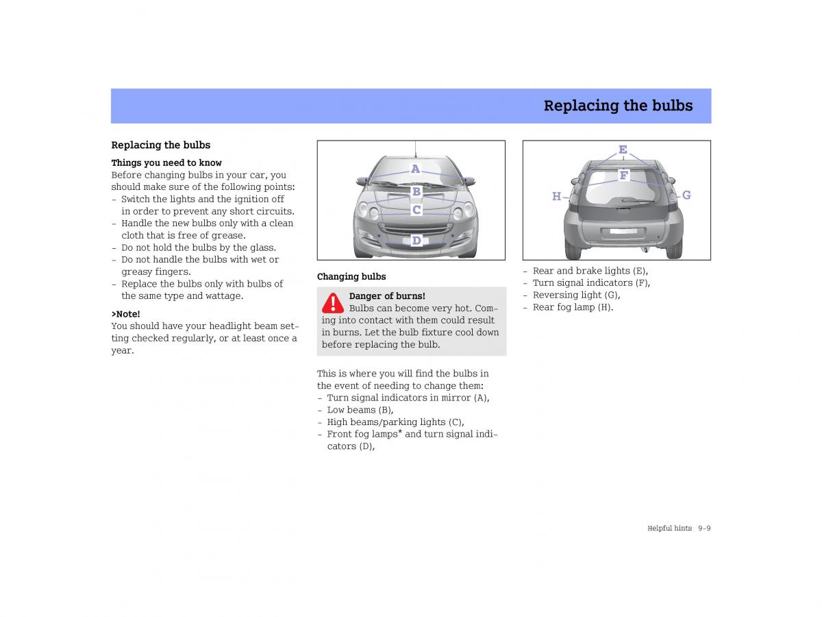 Smart Forfour I 1 owners manual / page 213