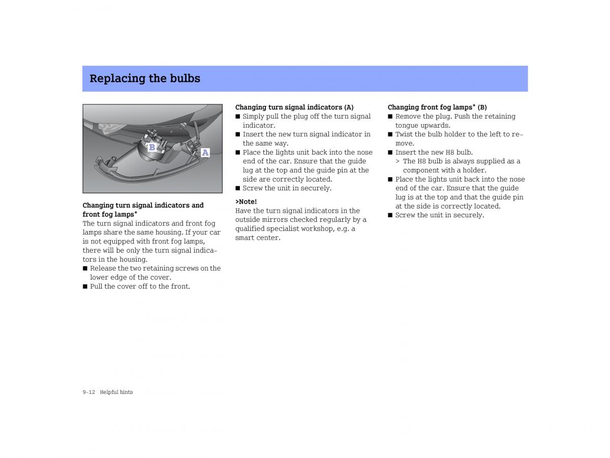 Smart Forfour I 1 owners manual / page 216