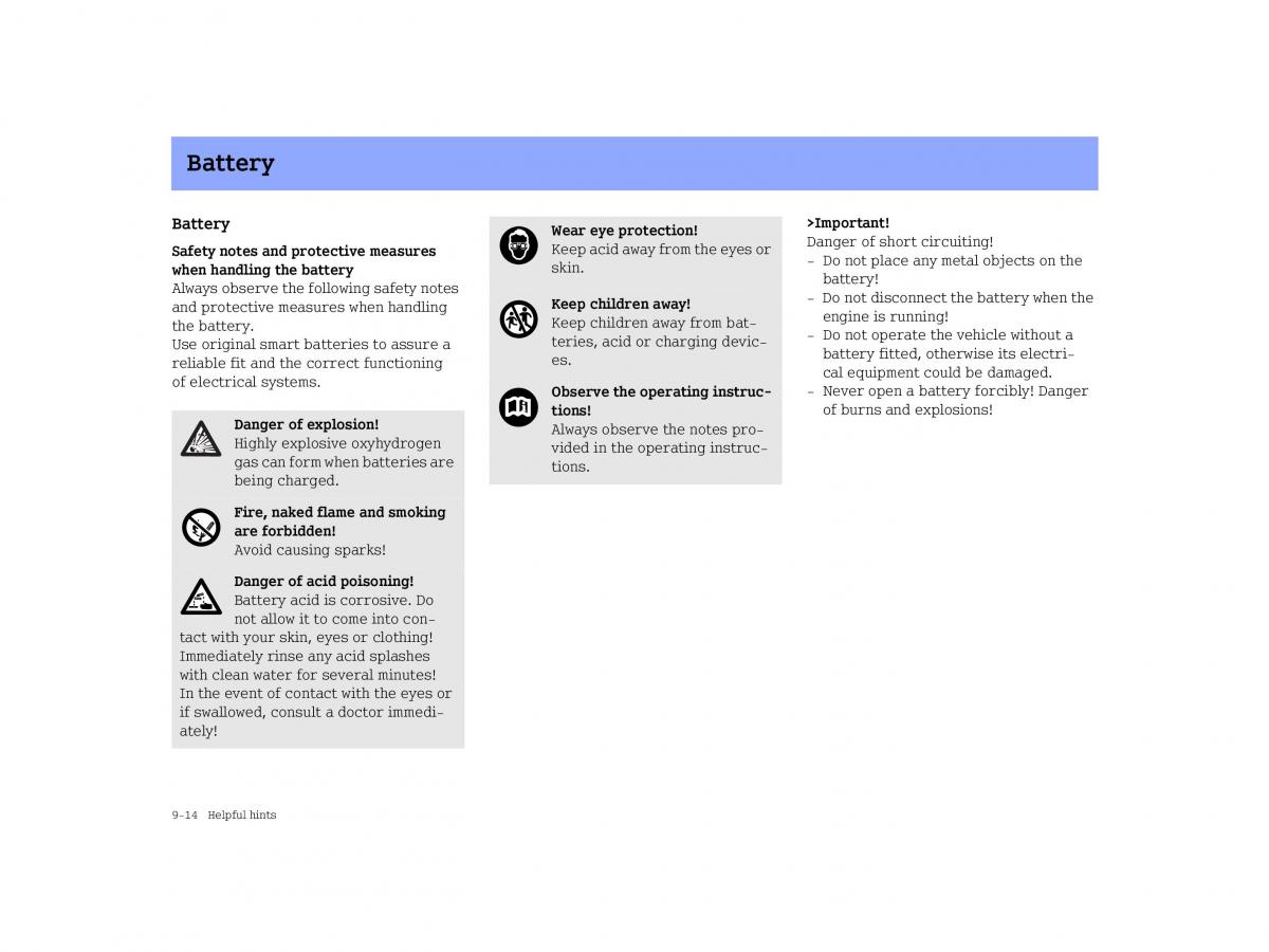 Smart Forfour I 1 owners manual / page 218