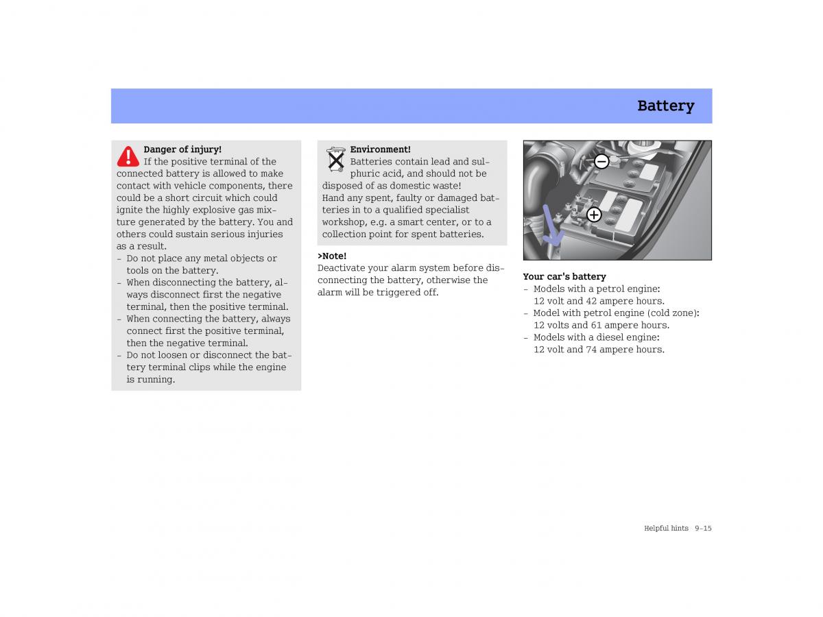 Smart Forfour I 1 owners manual / page 219