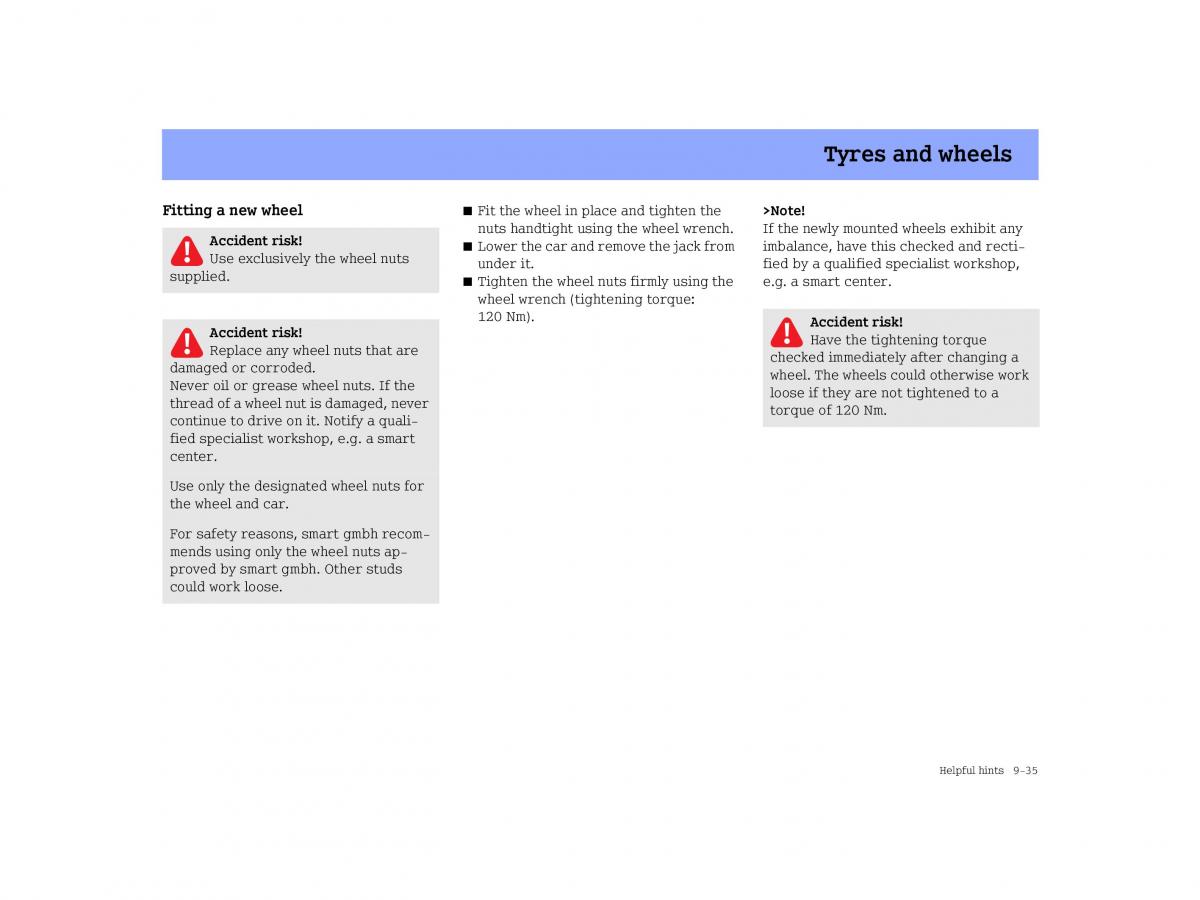 Smart Forfour I 1 owners manual / page 239