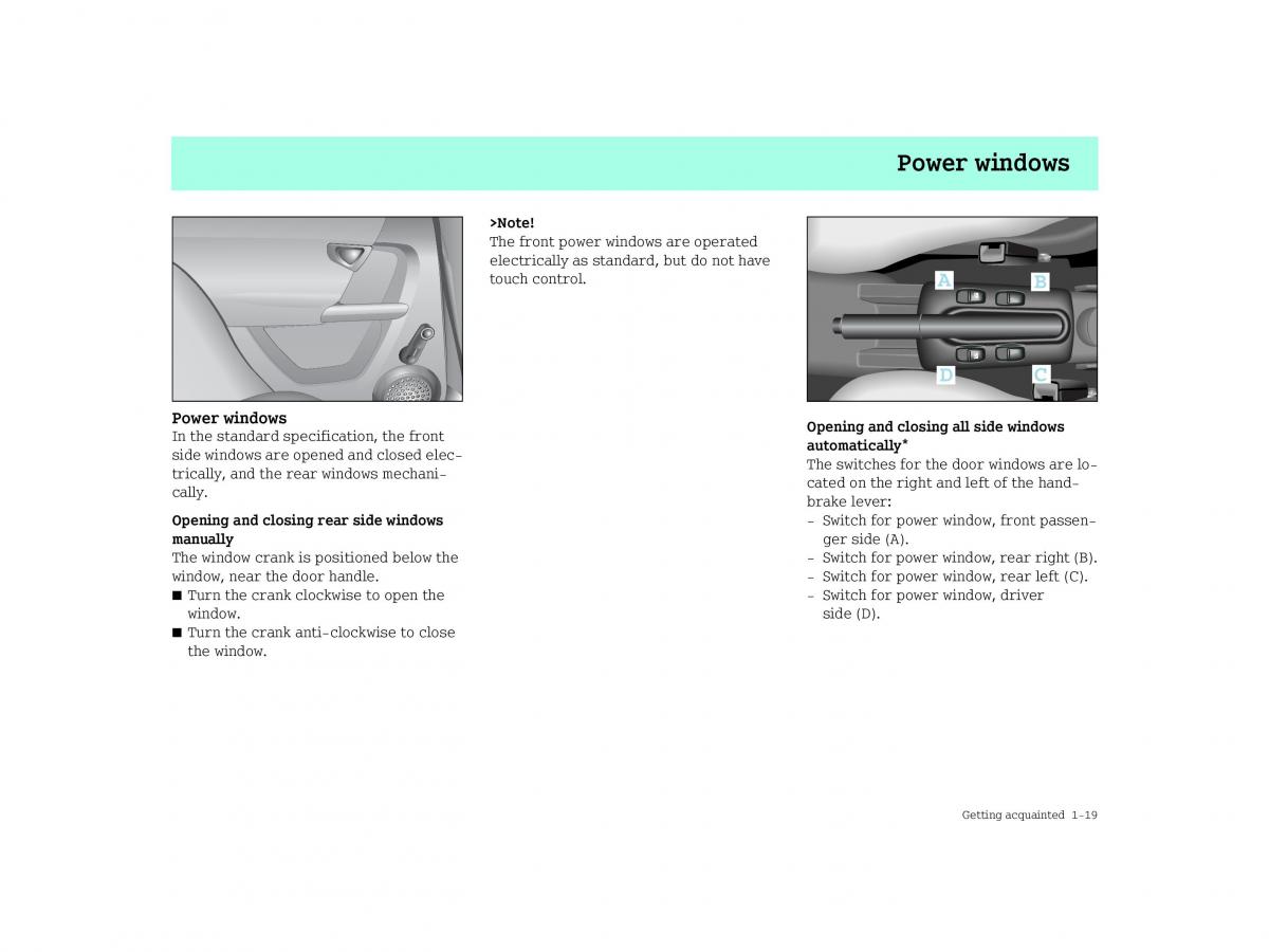 manual  Smart Forfour I 1 owners manual / page 27