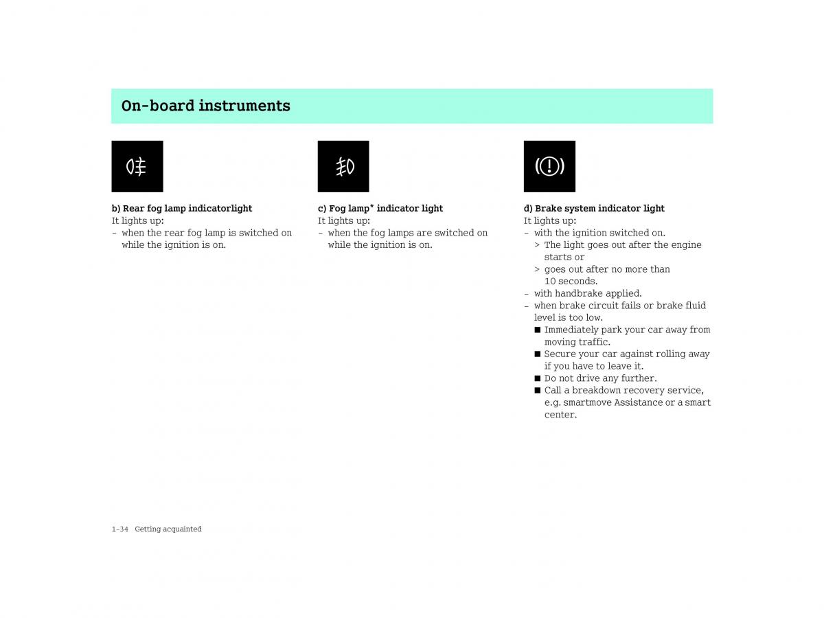 Smart Forfour I 1 owners manual / page 42