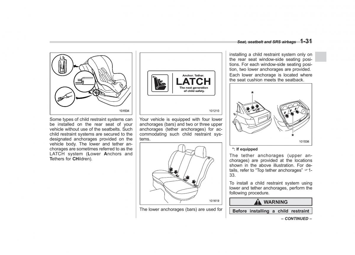 Subaru Impreza IV 4 owners manual / page 58