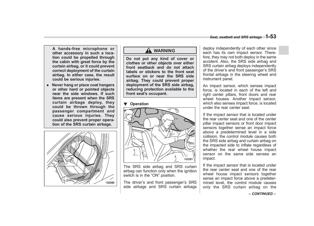 Subaru Impreza IV 4 owners manual / page 80