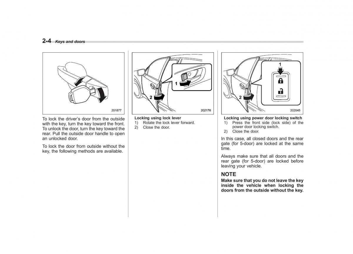 Subaru Impreza IV 4 owners manual / page 91