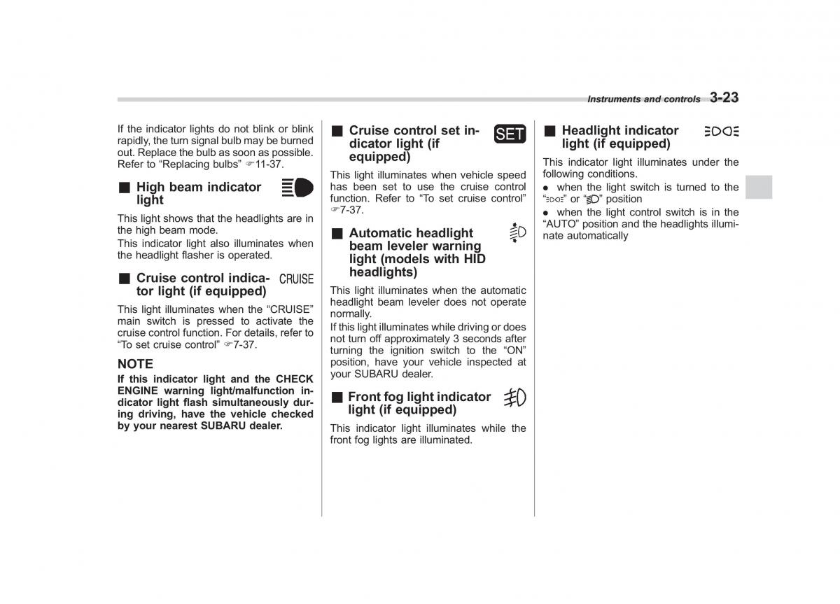 Subaru Impreza IV 4 owners manual / page 136