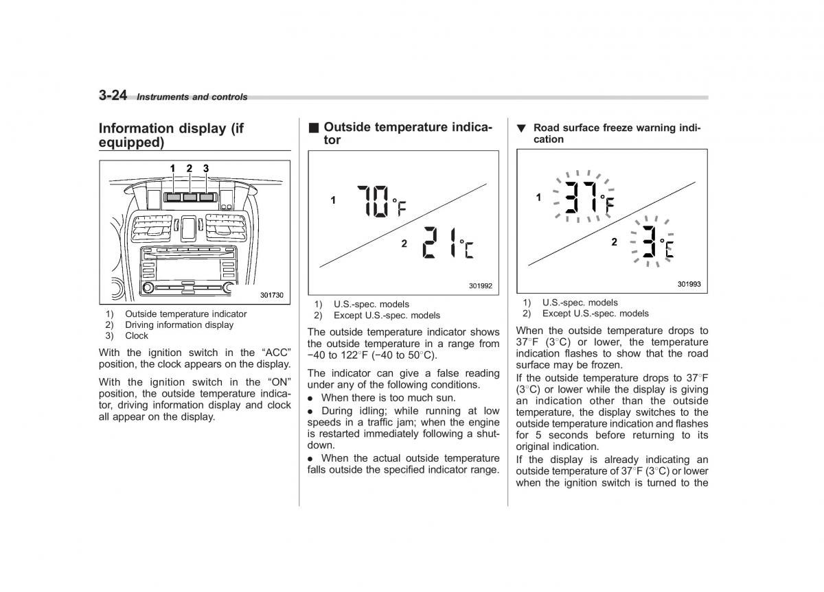 Subaru Impreza IV 4 owners manual / page 137