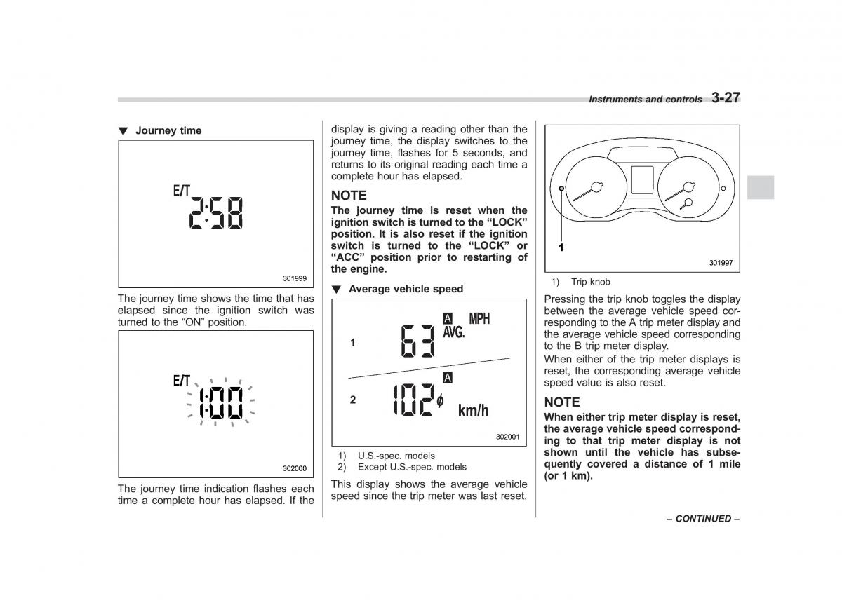 Subaru Impreza IV 4 owners manual / page 140