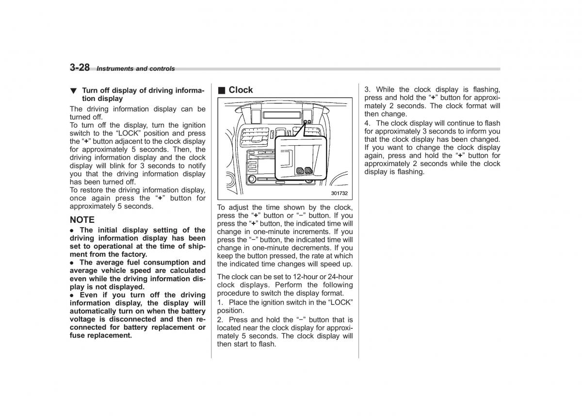 Subaru Impreza IV 4 owners manual / page 141