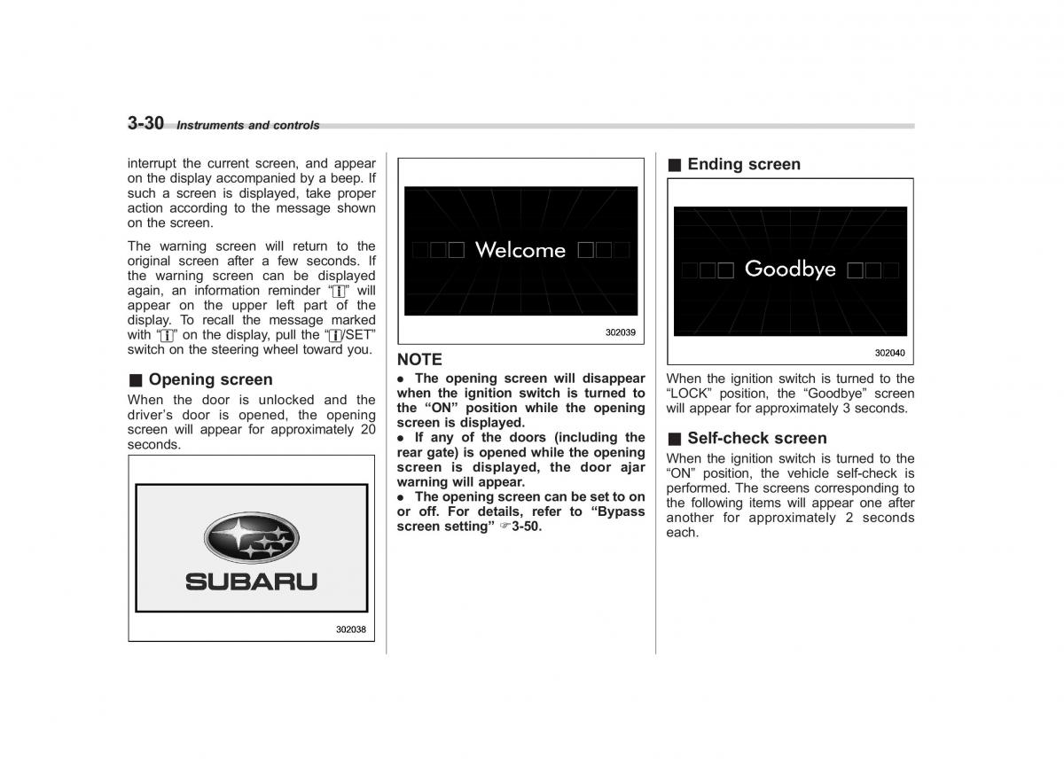 Subaru Impreza IV 4 owners manual / page 143