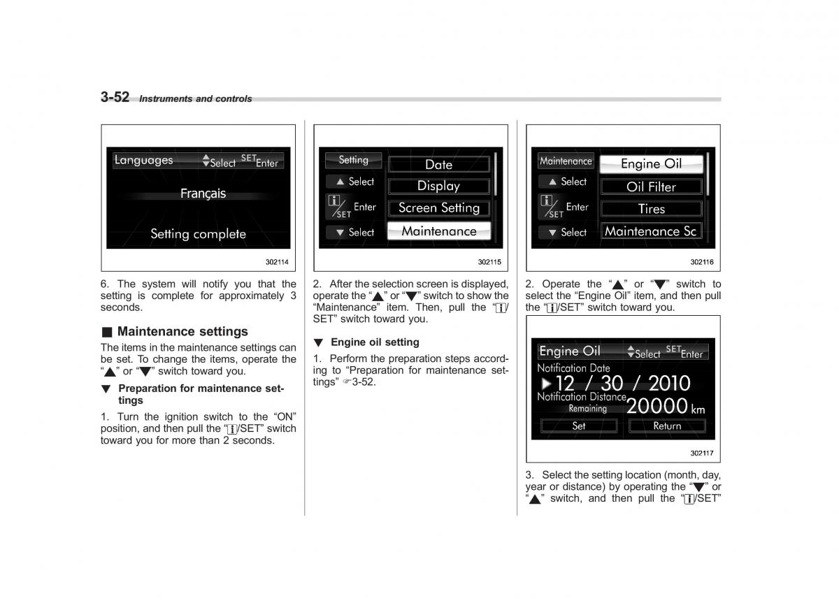 Subaru Impreza IV 4 owners manual / page 165