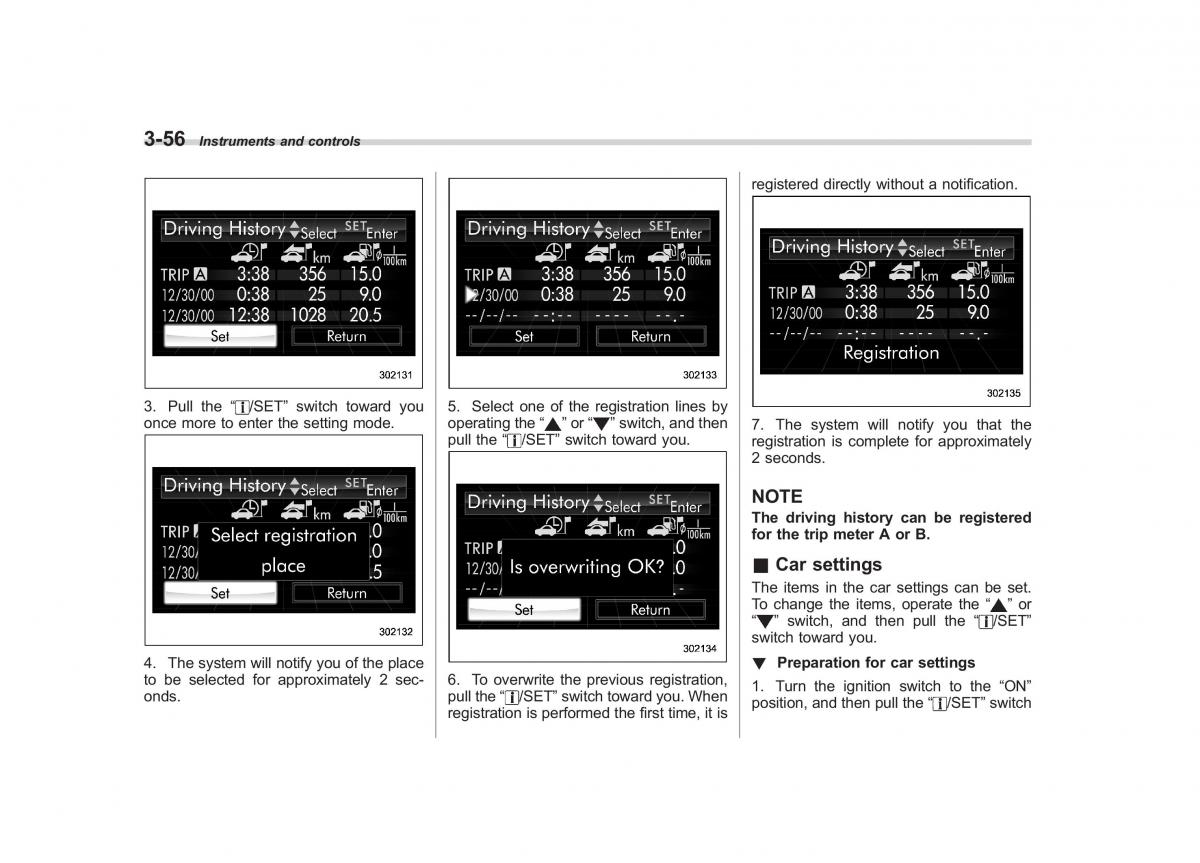 Subaru Impreza IV 4 owners manual / page 169