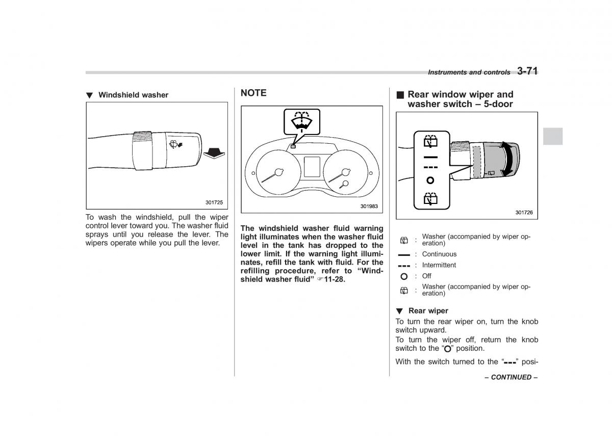 Subaru Impreza IV 4 owners manual / page 184