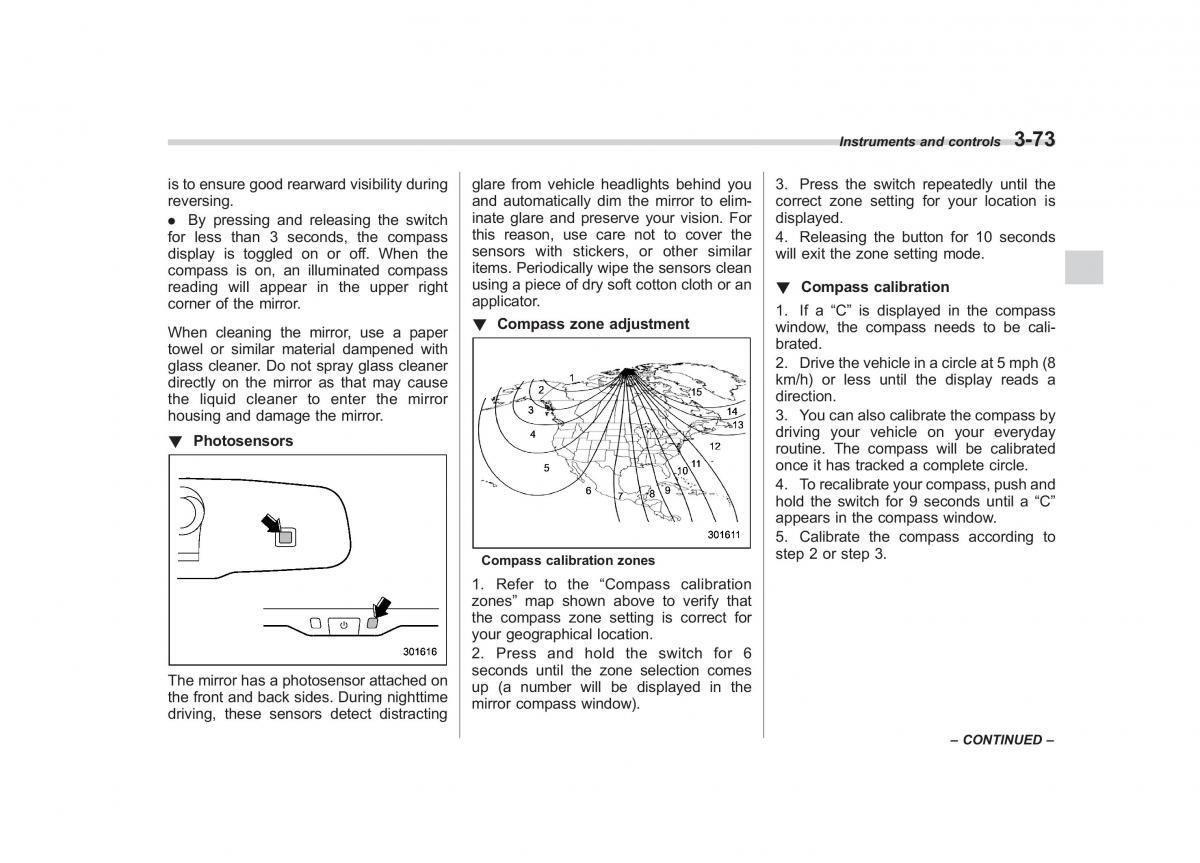 Subaru Impreza IV 4 owners manual / page 186