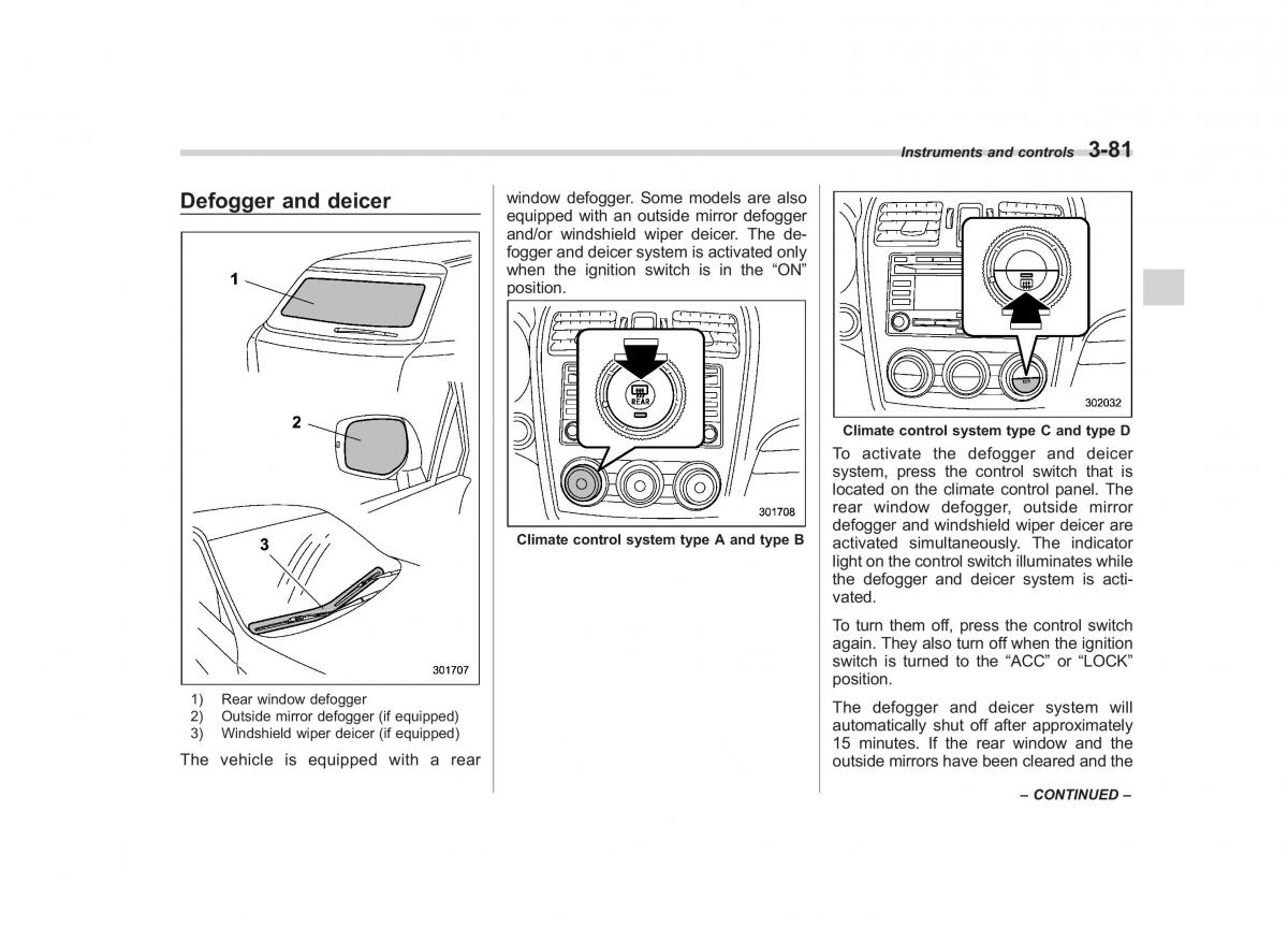 Subaru Impreza IV 4 owners manual / page 194