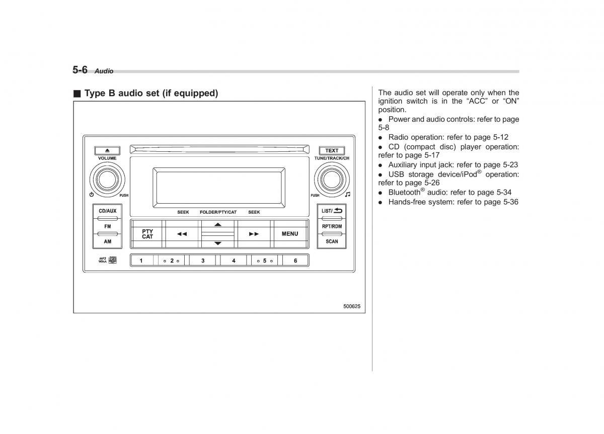 Subaru Impreza IV 4 owners manual / page 217