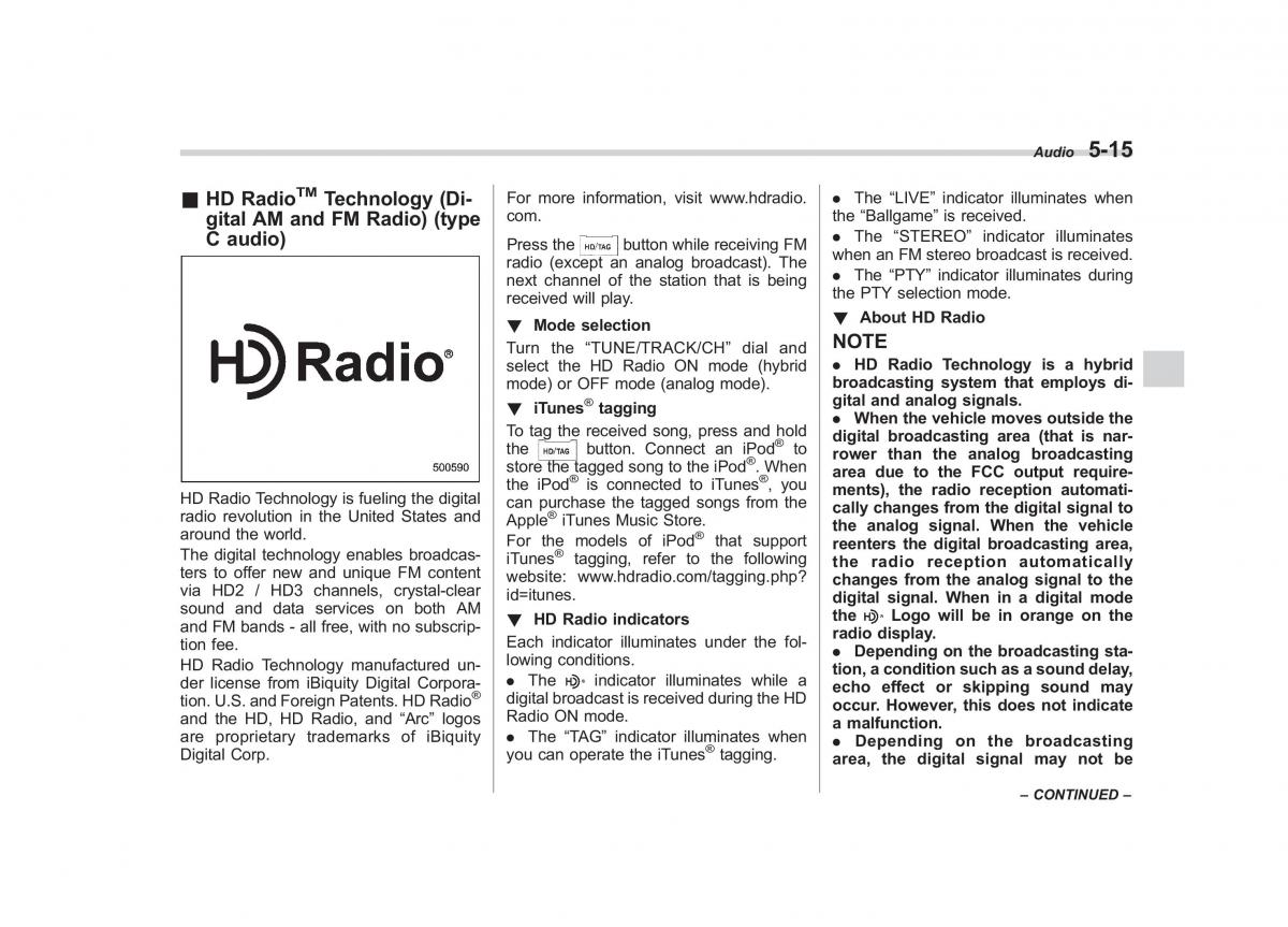 Subaru Impreza IV 4 owners manual / page 226