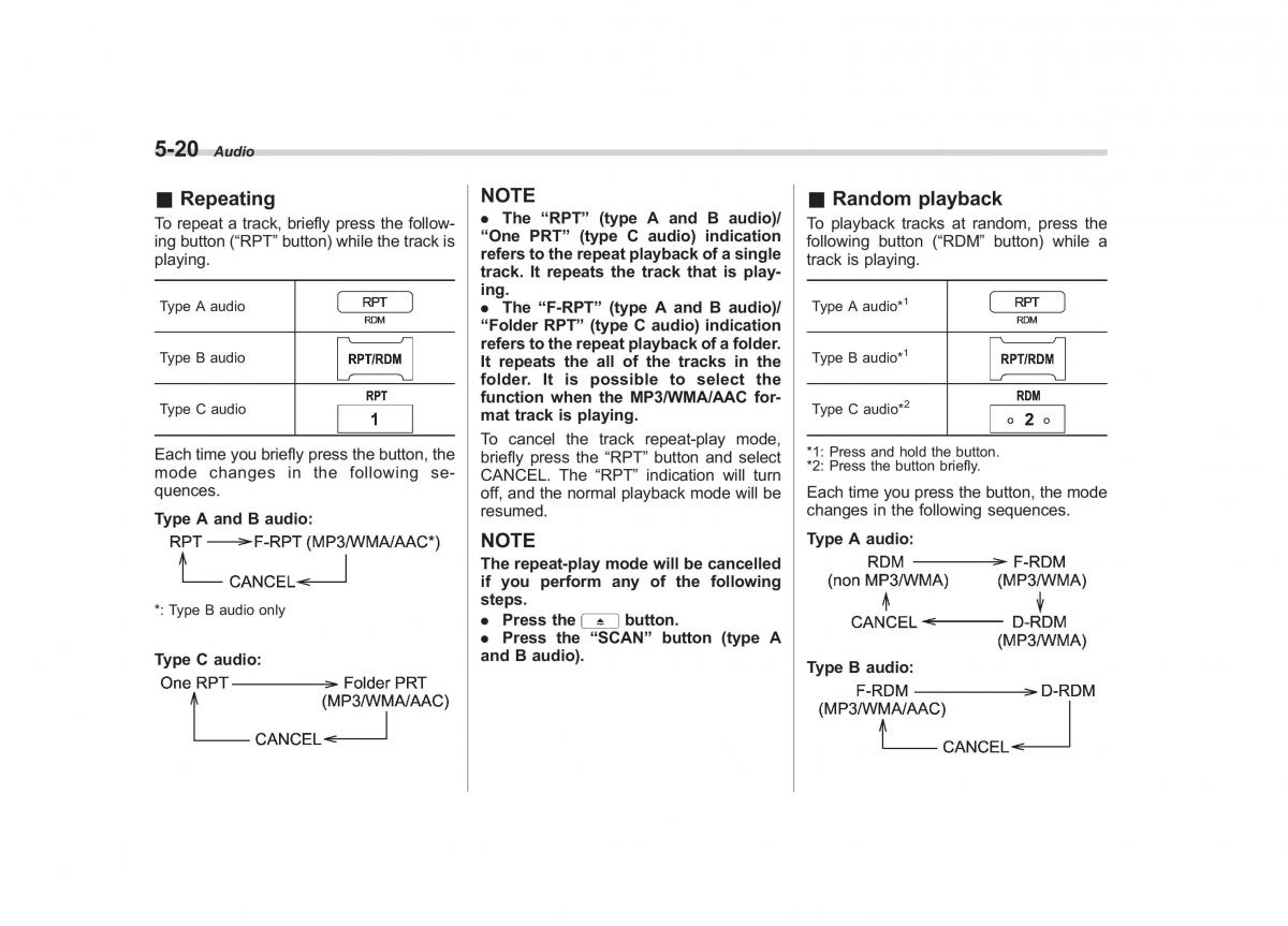 Subaru Impreza IV 4 owners manual / page 231