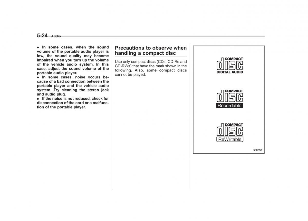 Subaru Impreza IV 4 owners manual / page 235