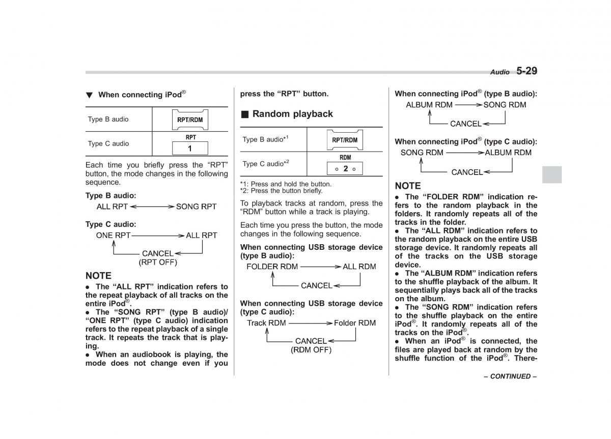 Subaru Impreza IV 4 owners manual / page 240