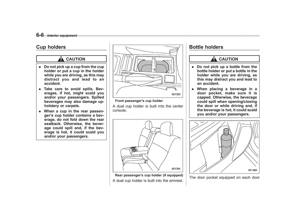 Subaru Impreza IV 4 owners manual / page 269