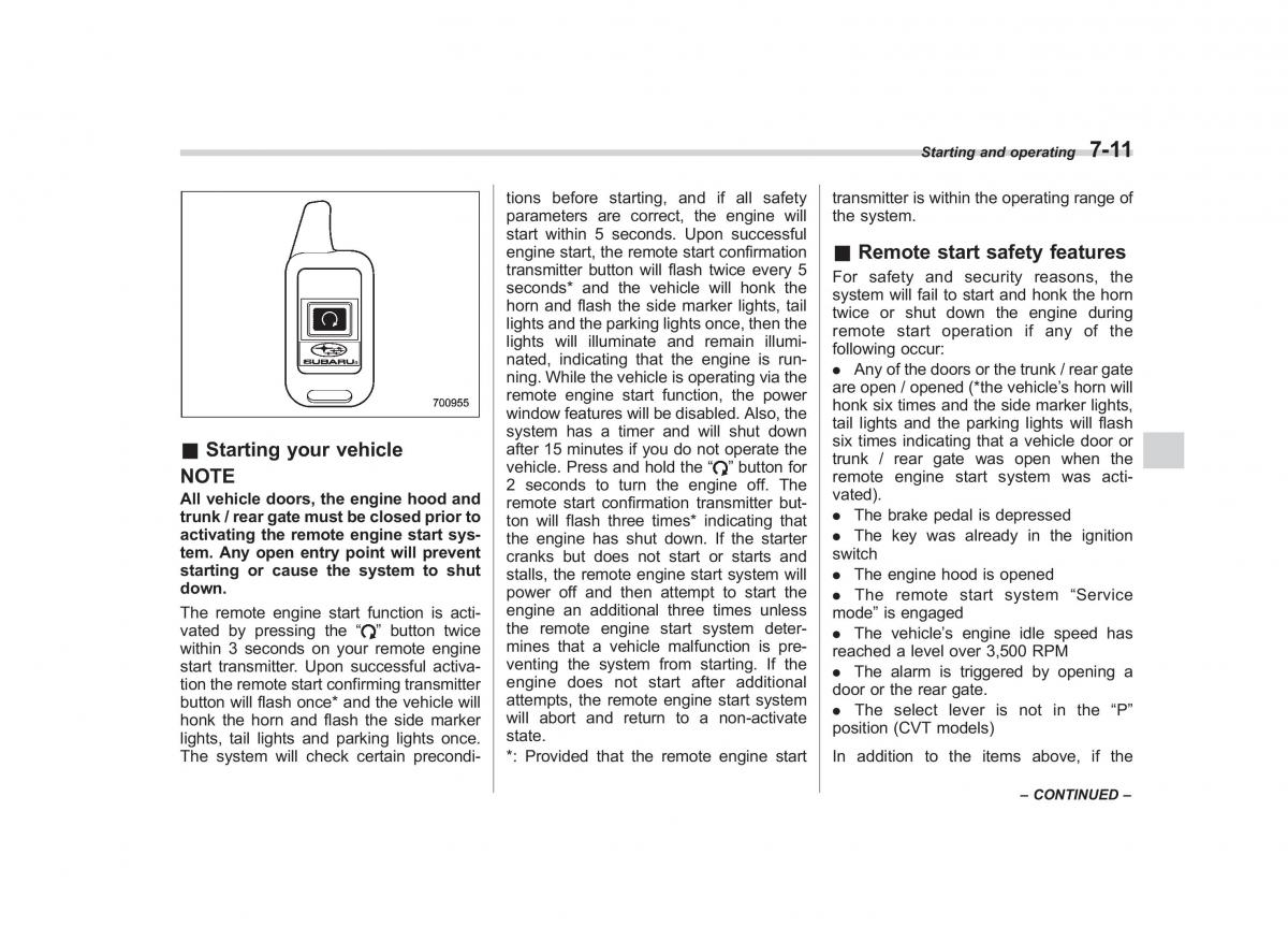 Subaru Impreza IV 4 owners manual / page 286