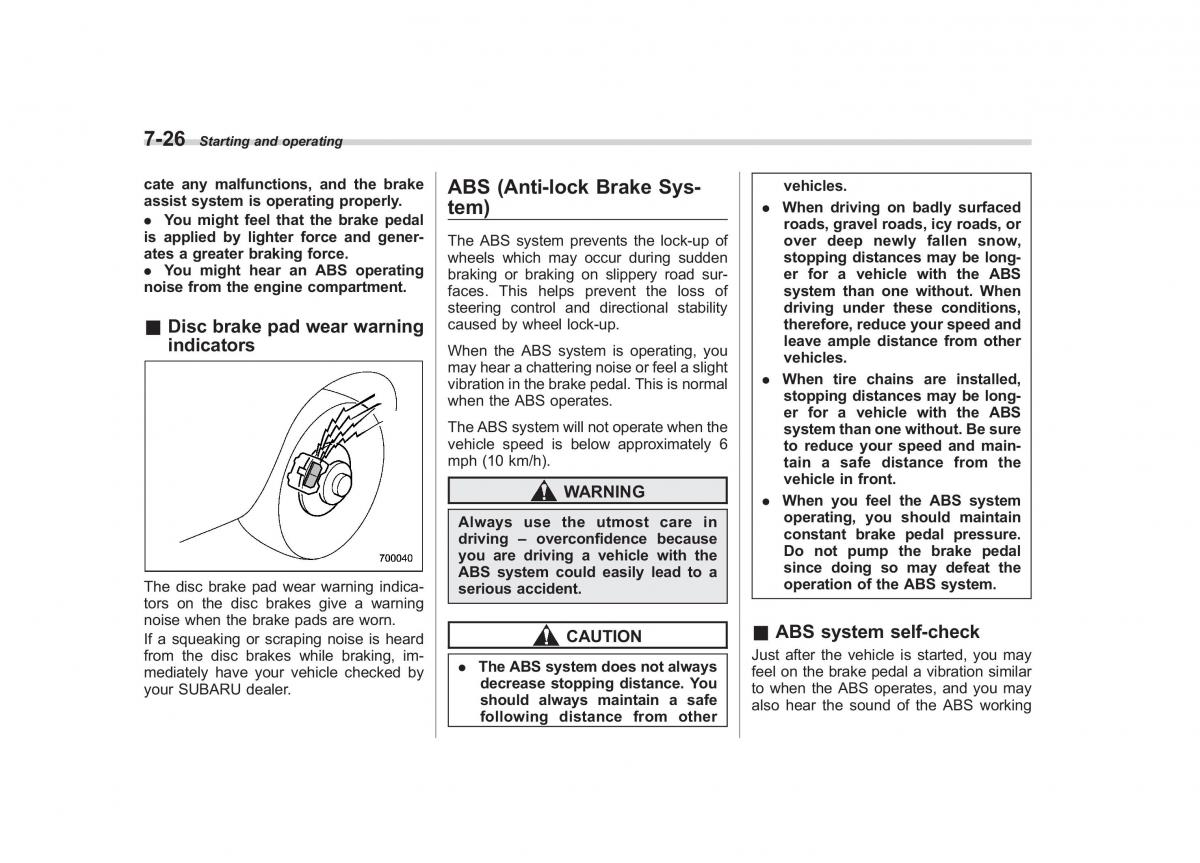 Subaru Impreza IV 4 owners manual / page 301