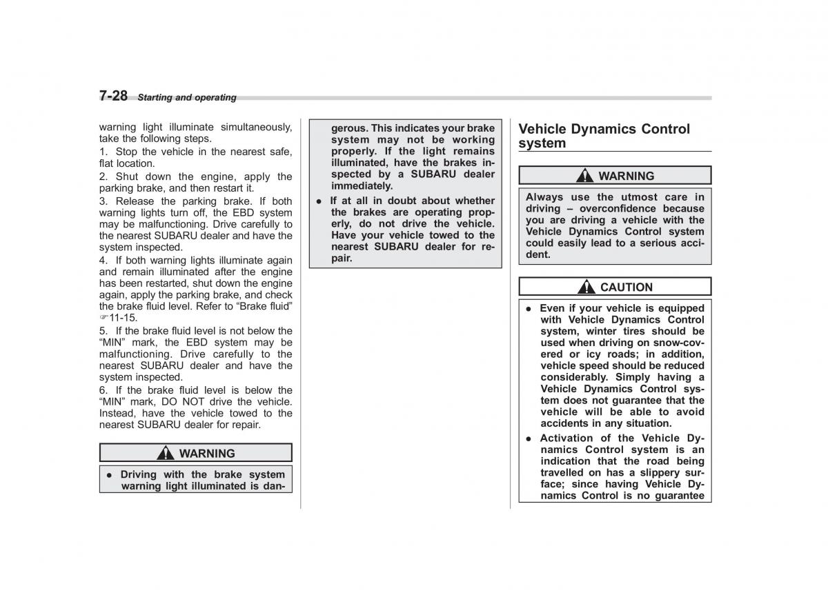 Subaru Impreza IV 4 owners manual / page 303