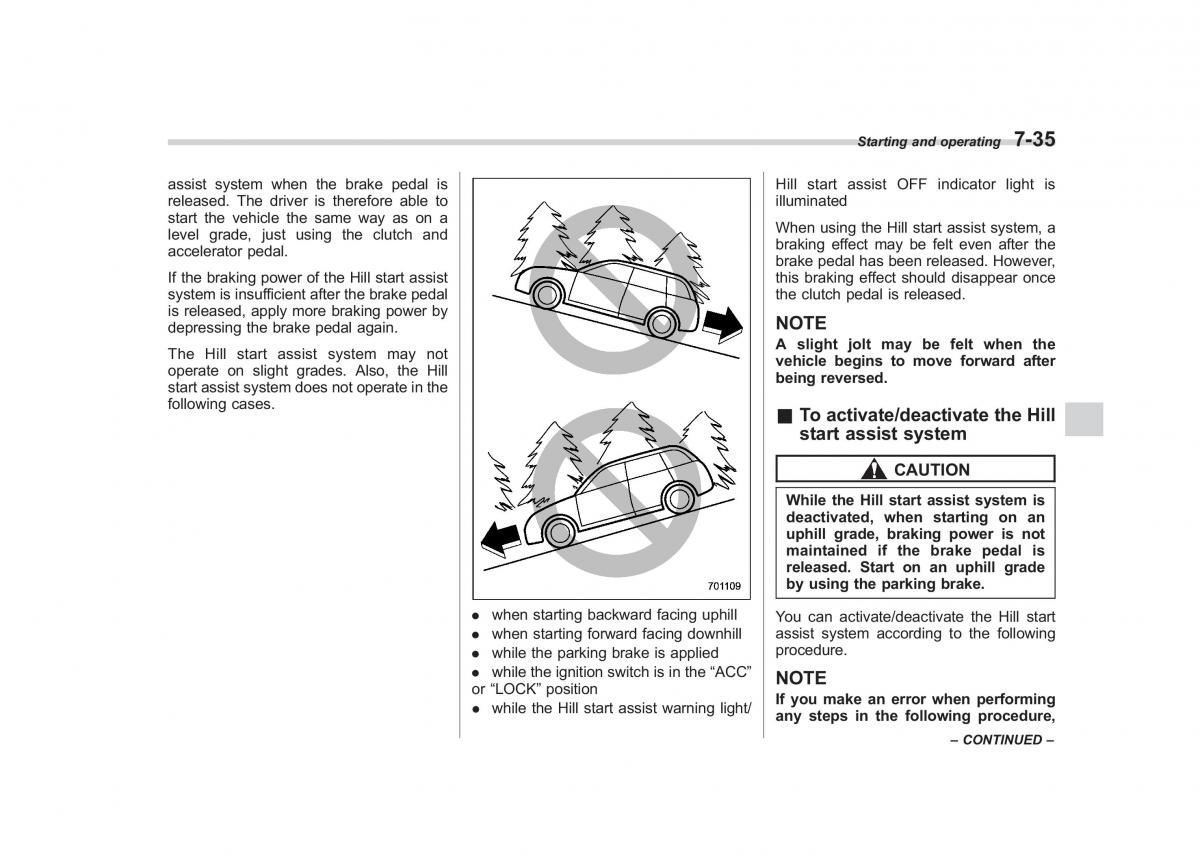 Subaru Impreza IV 4 owners manual / page 310