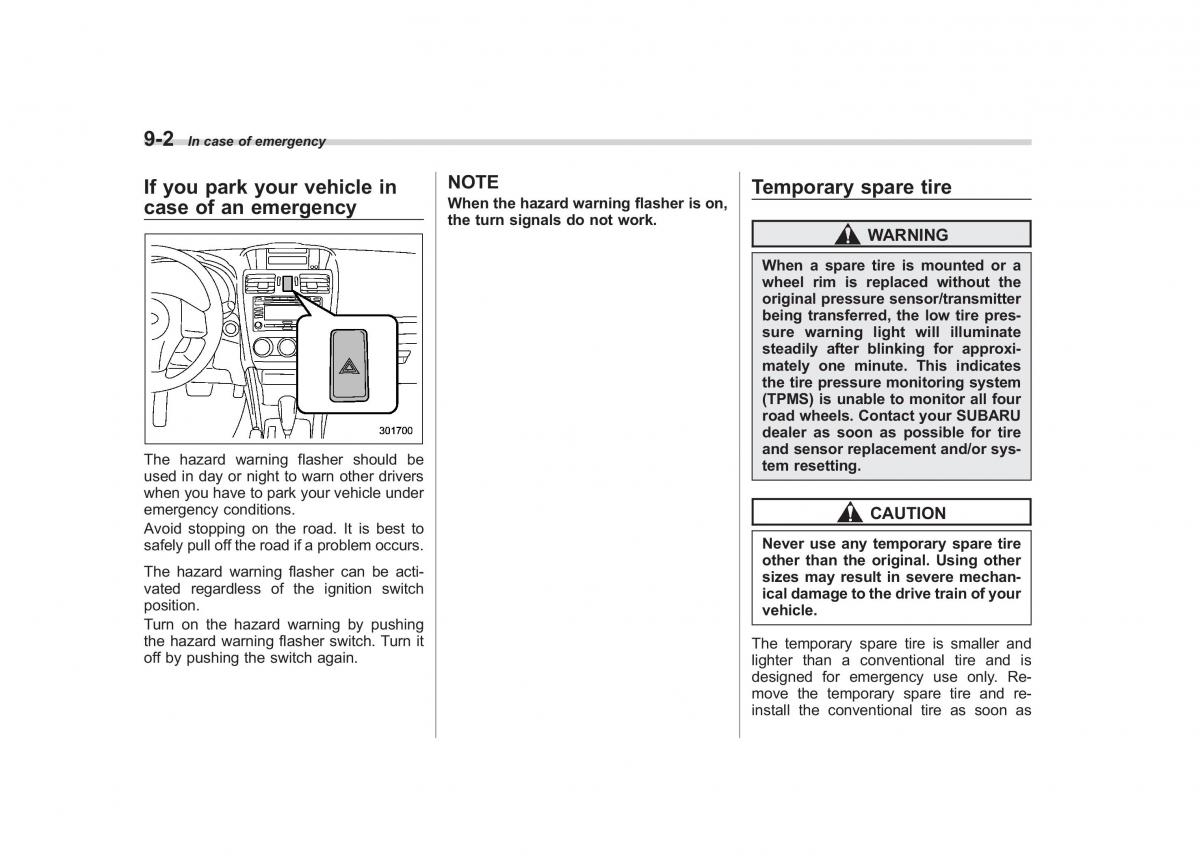 Subaru Impreza IV 4 owners manual / page 333