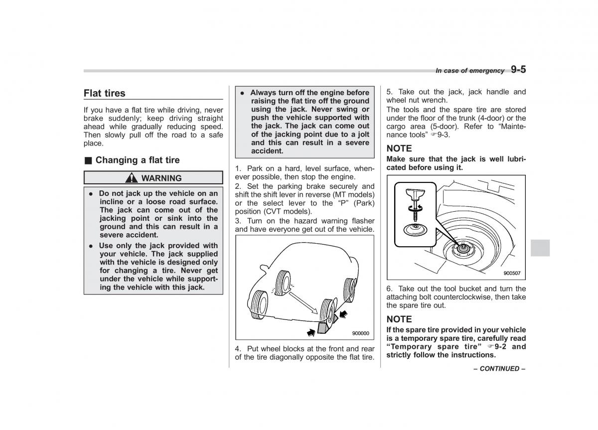 Subaru Impreza IV 4 owners manual / page 336