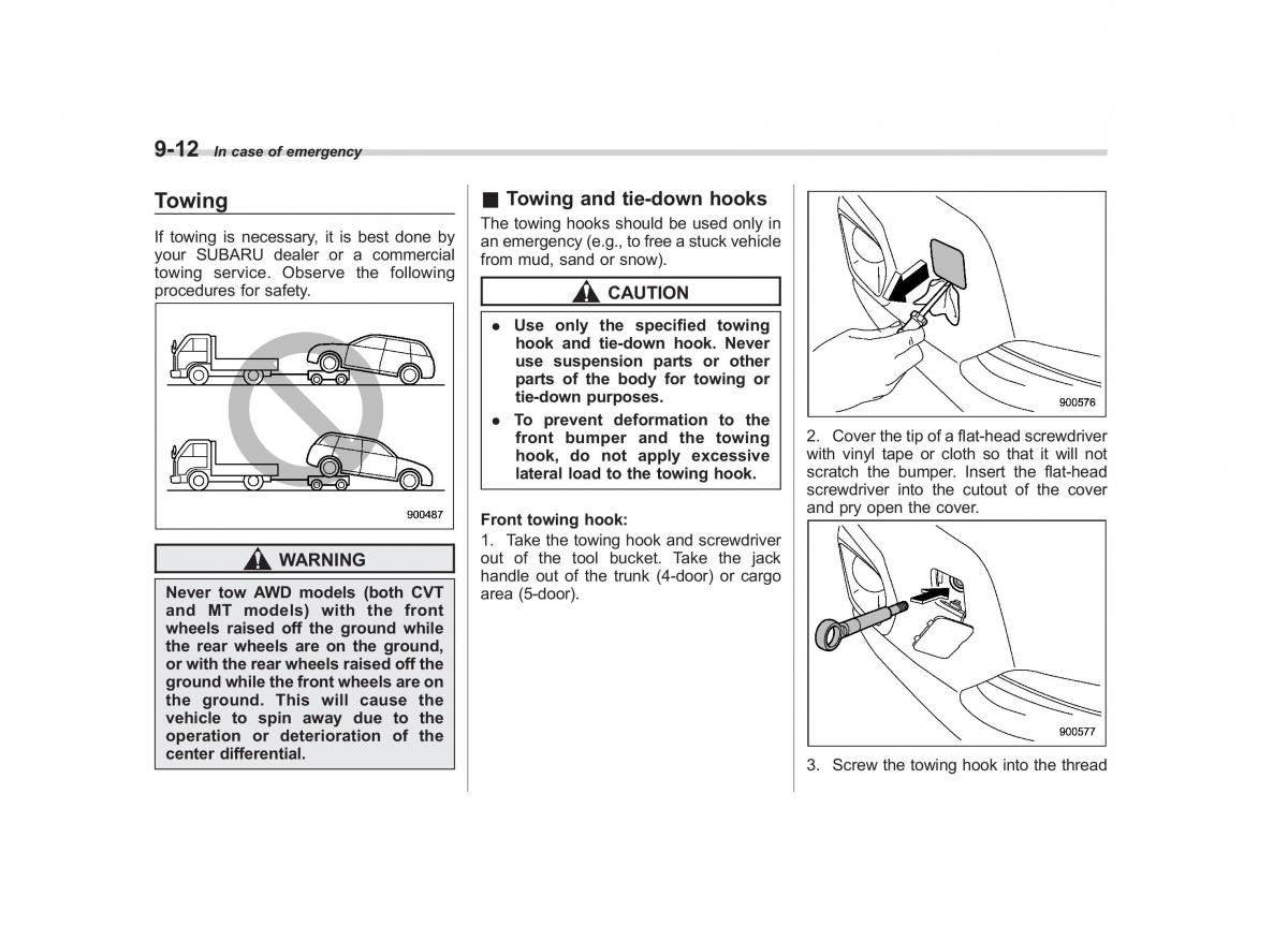 Subaru Impreza IV 4 owners manual / page 343