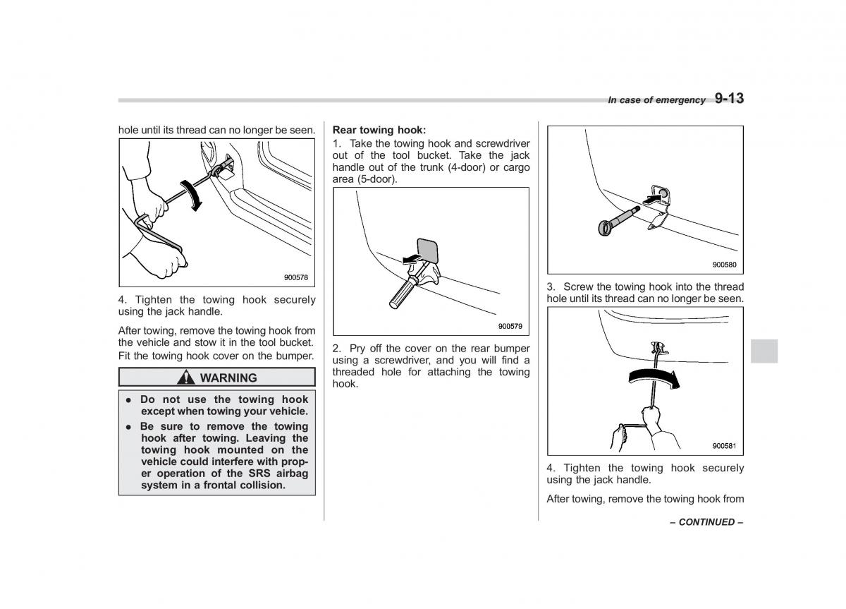 Subaru Impreza IV 4 owners manual / page 344