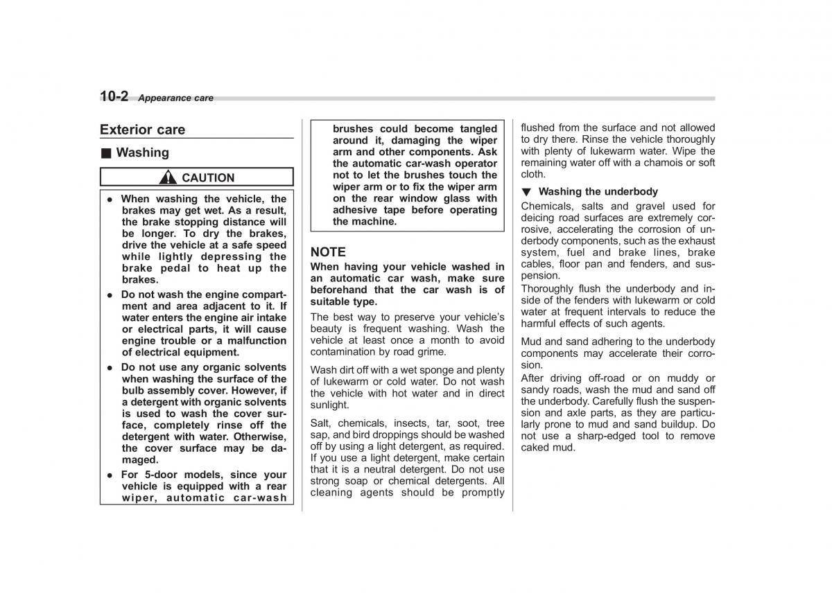 Subaru Impreza IV 4 owners manual / page 349