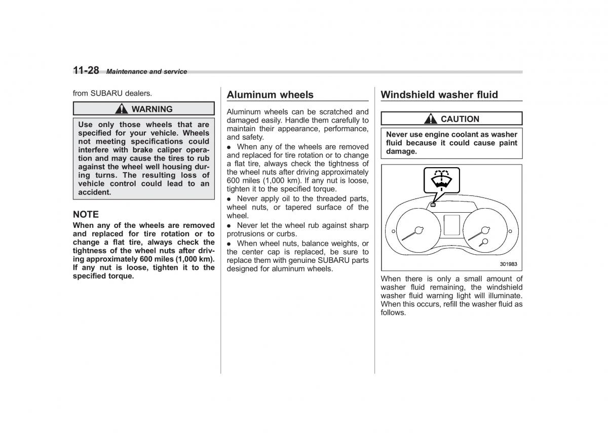 Subaru Impreza IV 4 owners manual / page 381