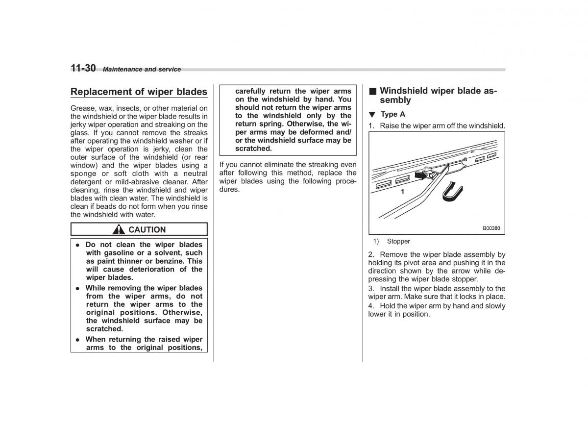 Subaru Impreza IV 4 owners manual / page 383