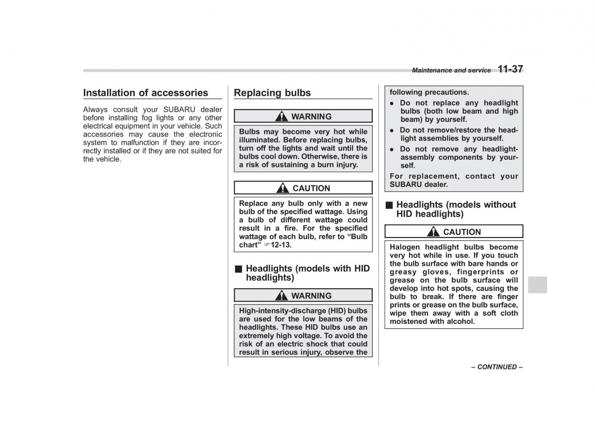 Subaru Impreza IV 4 owners manual / page 390