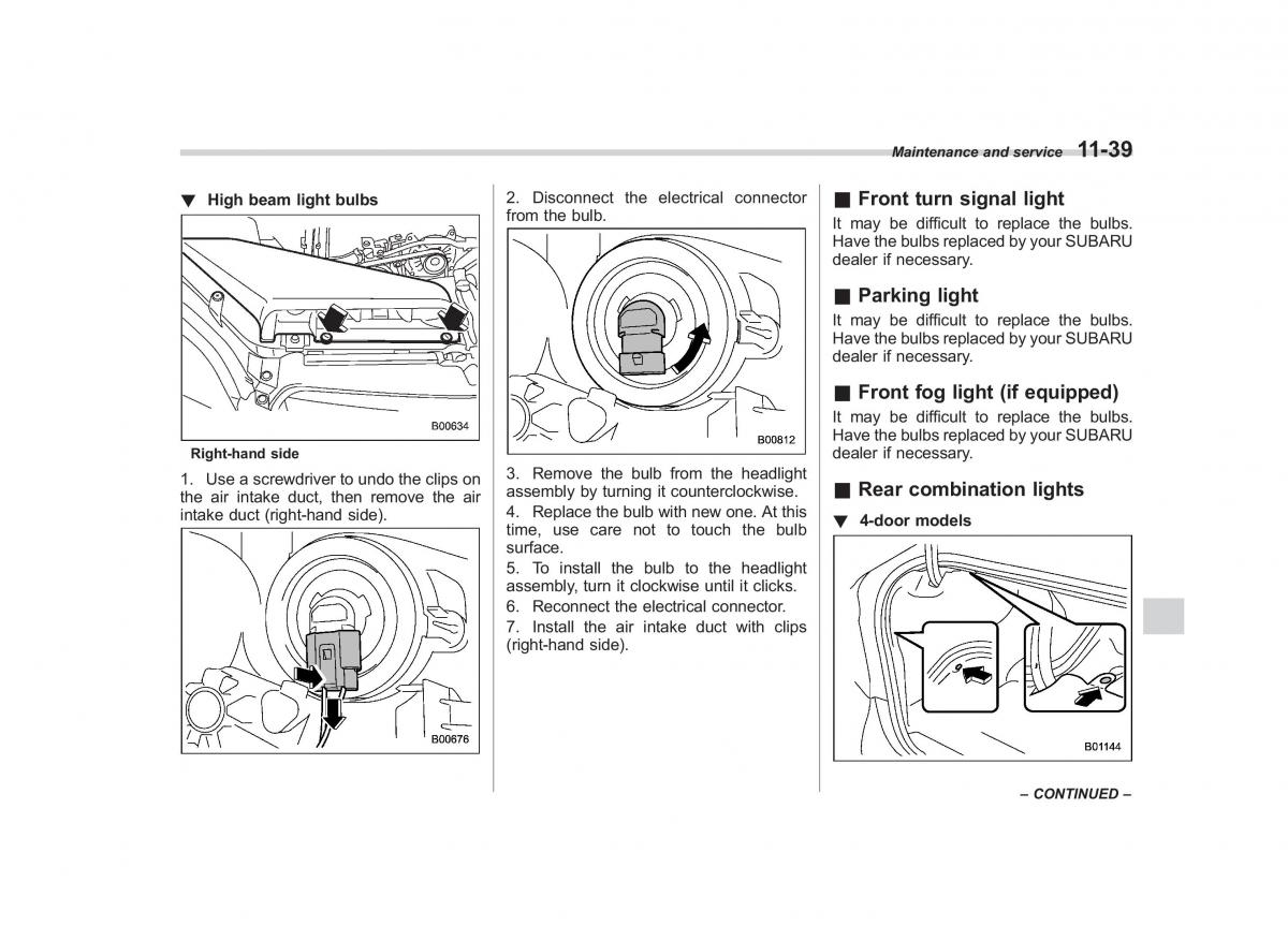 Subaru Impreza IV 4 owners manual / page 392