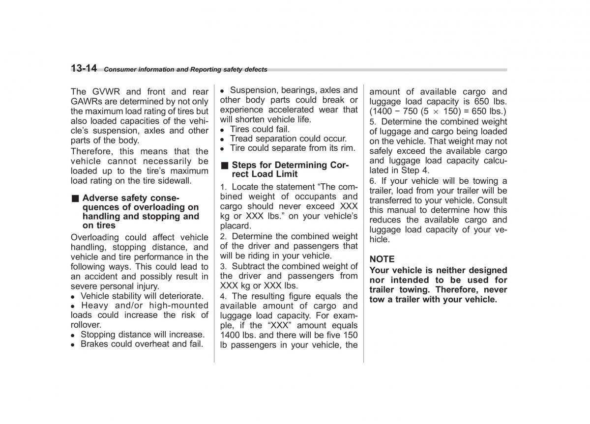 Subaru Impreza IV 4 owners manual / page 429