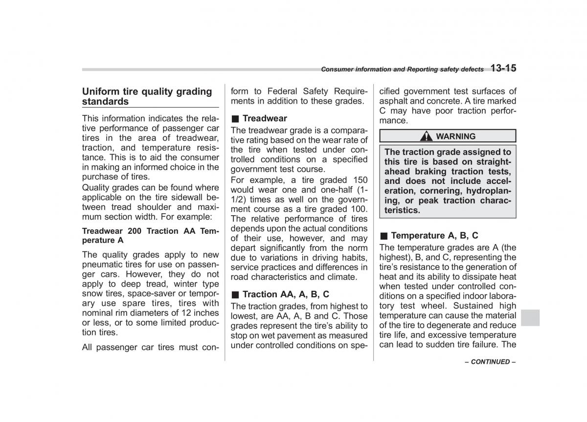 Subaru Impreza IV 4 owners manual / page 430