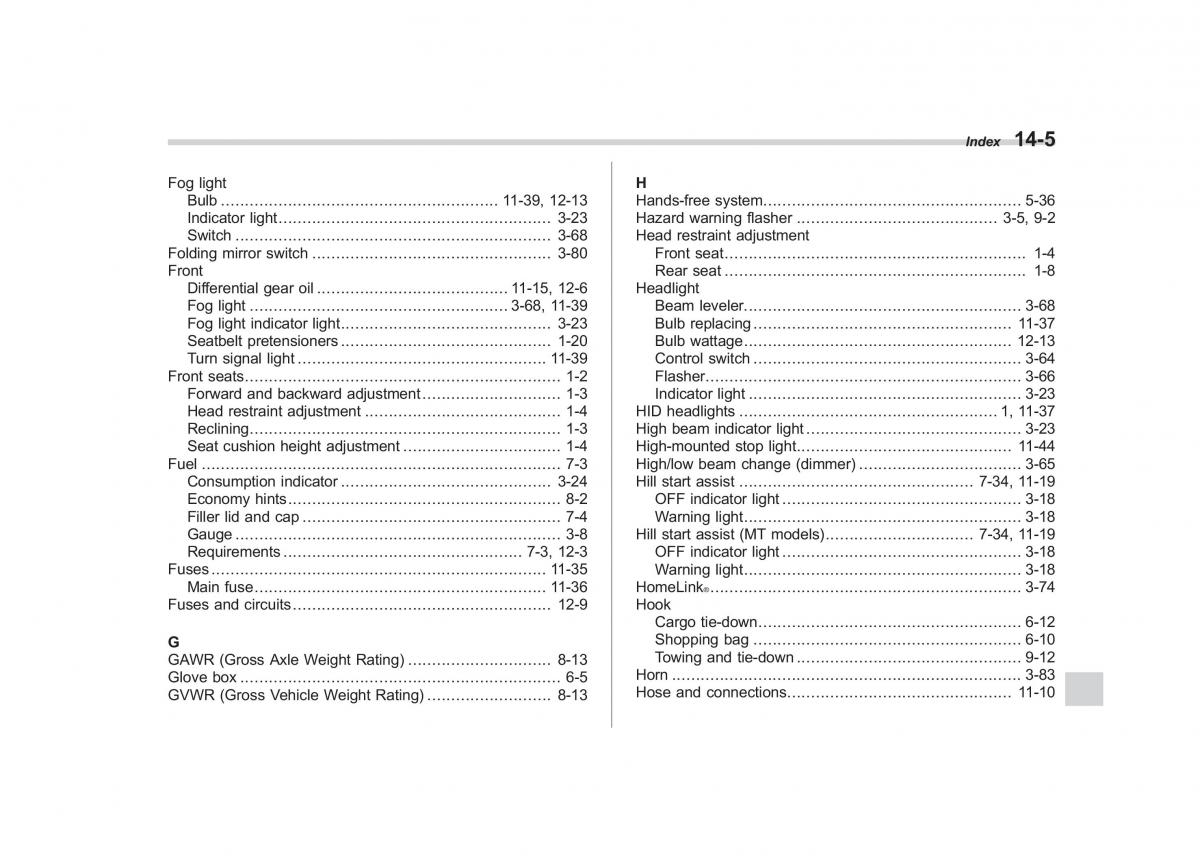 Subaru Impreza IV 4 owners manual / page 438