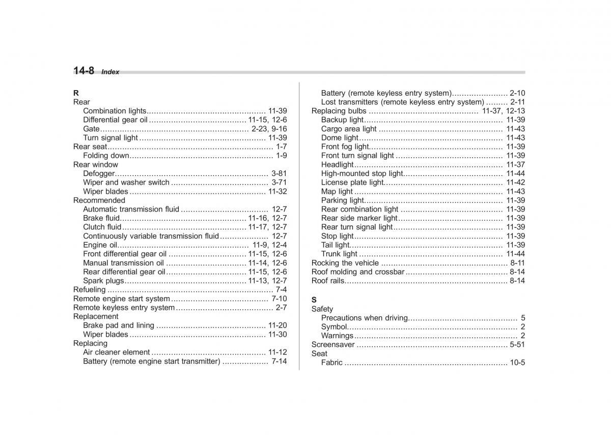 Subaru Impreza IV 4 owners manual / page 441