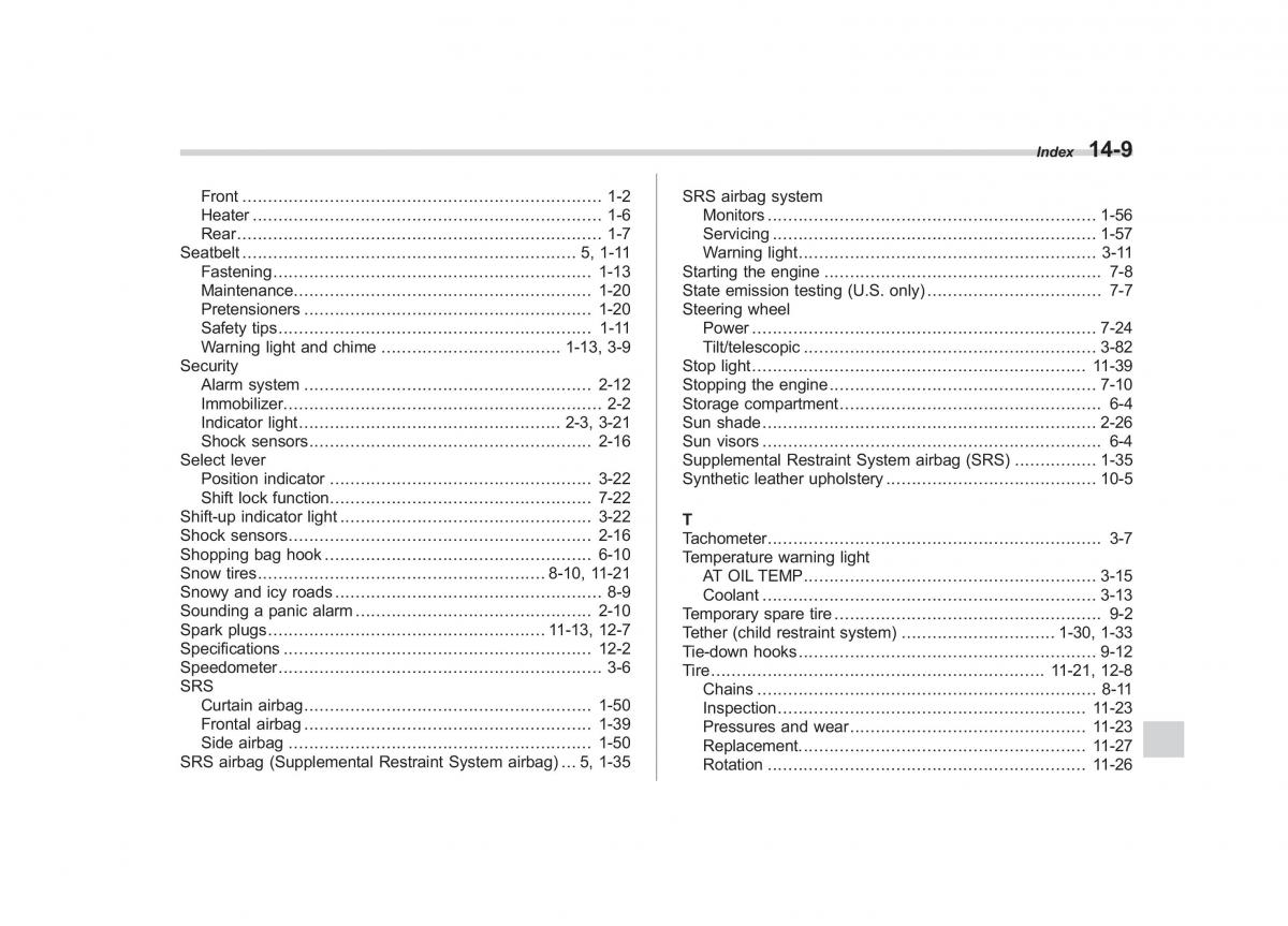 Subaru Impreza IV 4 owners manual / page 442