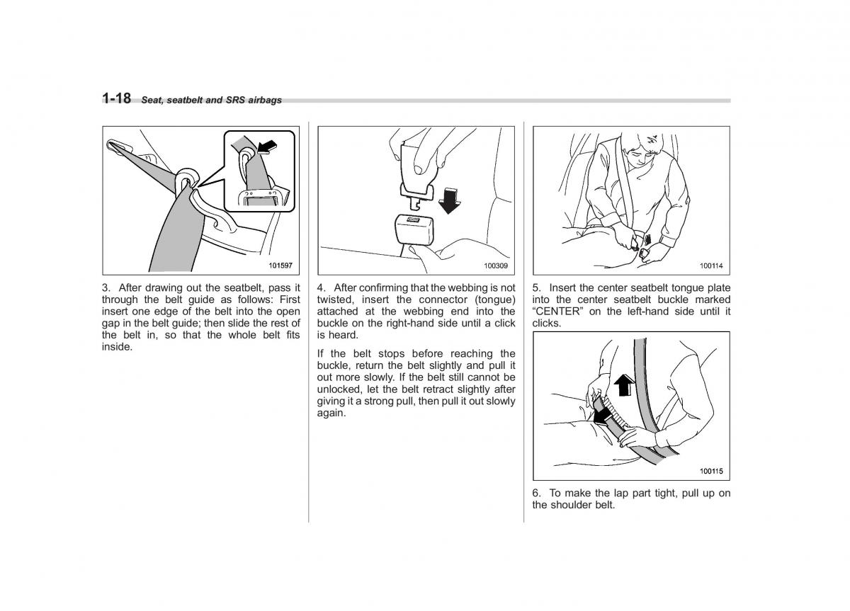 Subaru Impreza IV 4 owners manual / page 45