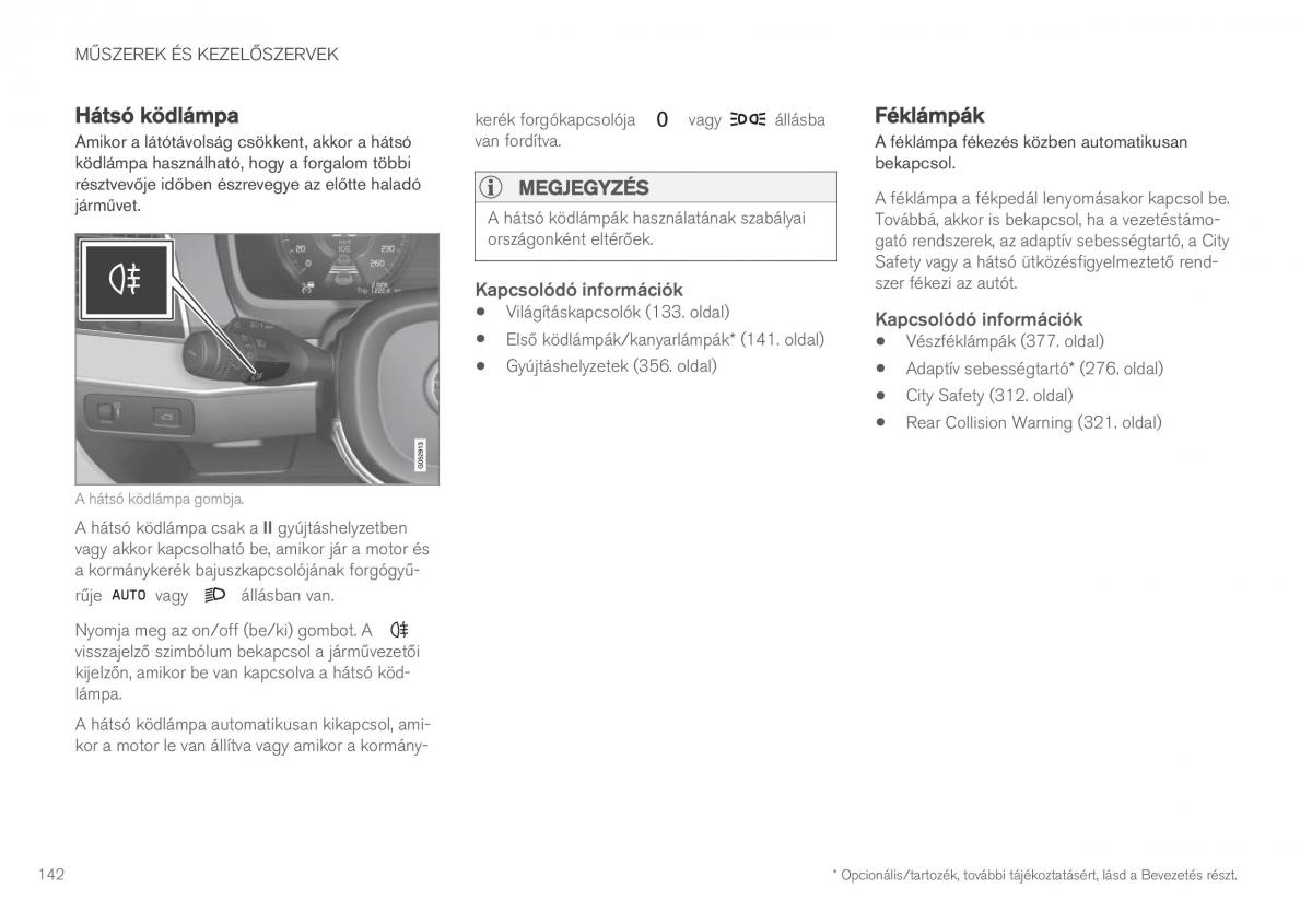 Volvo XC90 II 2 Kezelesi utmutato / page 144