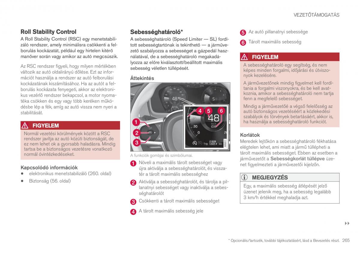 Volvo XC90 II 2 Kezelesi utmutato / page 267