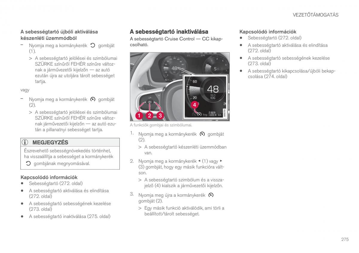 Volvo XC90 II 2 Kezelesi utmutato / page 277